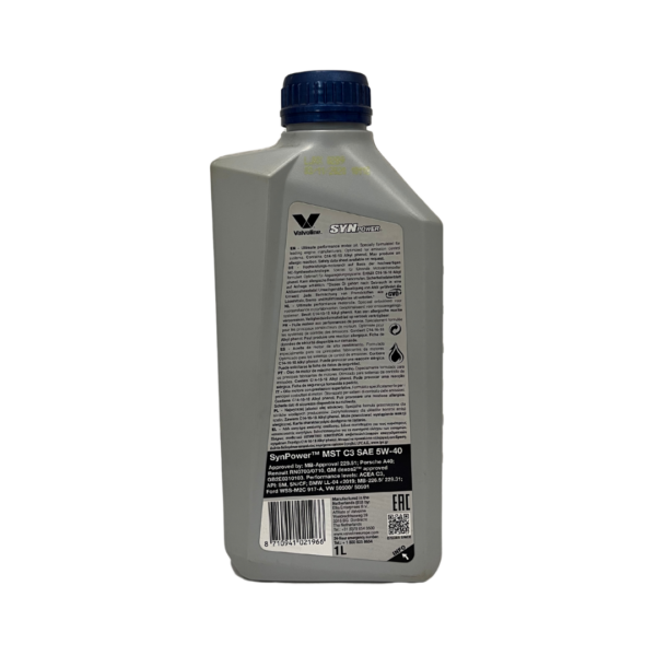 Valvoline SynPower MST C3 5W‑40 1 L – Bild 2