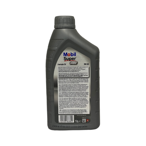 Mobil Super 3000 Formula OV 0W‑20 1 L – Bild 2