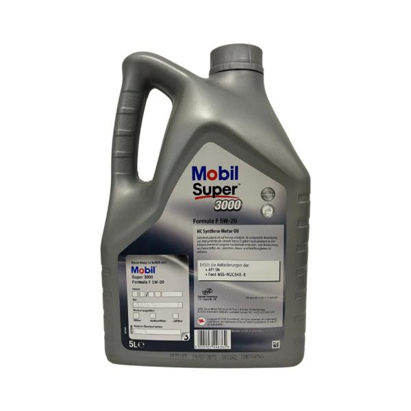 Mobil Super 3000 Formula F 5W‑20 5 L – Bild 2