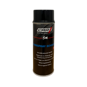 Car1 Farbspray Schwarz Glänzend – 400 ml
