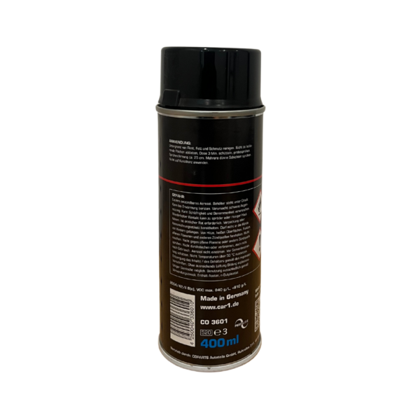 Car1 Farbspray Schwarz Glänzend – 400 ml – Bild 2