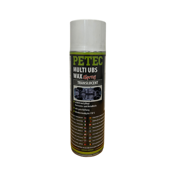 Petec Multi UBS Wax Spray Translucent – 500 ml