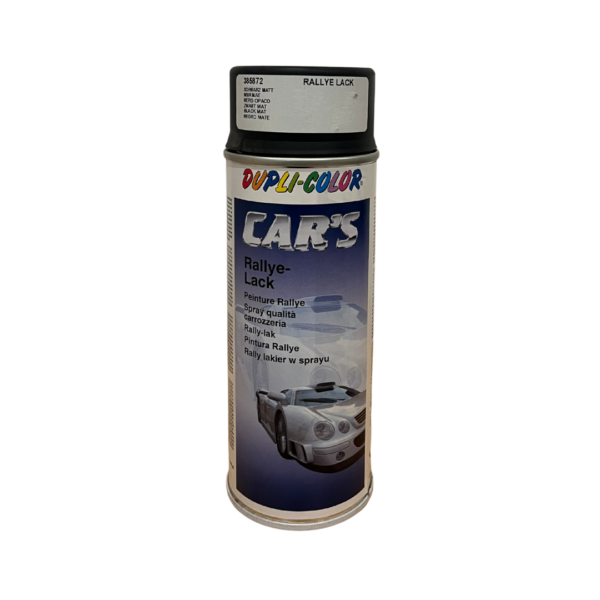 Dupli‑Color Cars Rallye Lack Schwarz Matt – 400 ml