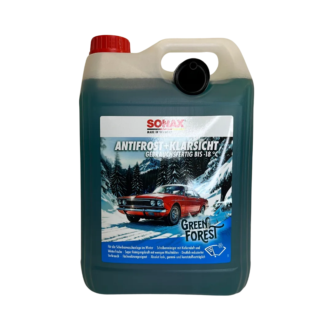 SONAX Antifrost + Klarsicht Gebrauchsfertig −18 °C Green Forest – 5 L